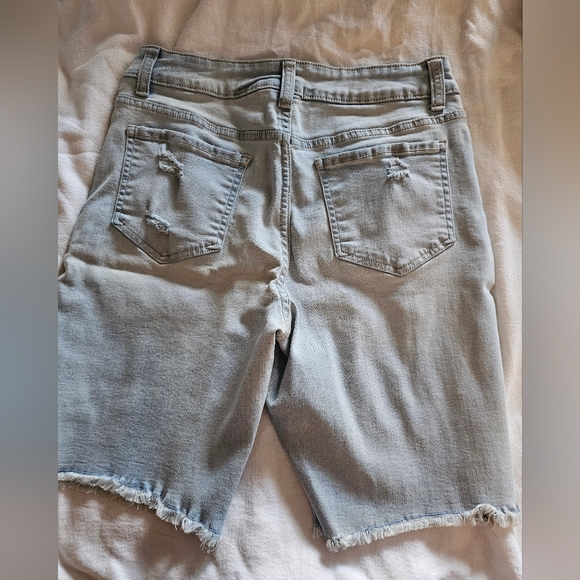 Distressed Jean Shorts - Picture 2 of 3
